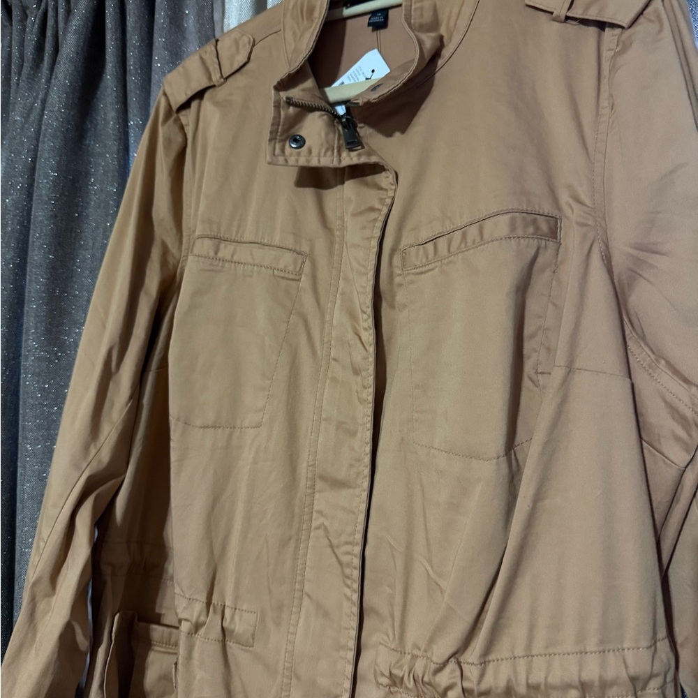 Lane Bryant Tan Utility Jacket
